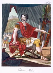 Tribuno militar, ilustración de 